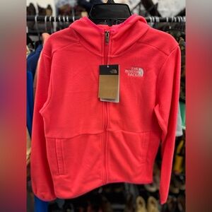 The North Face Kids Pink Fleece Hoodie NWT